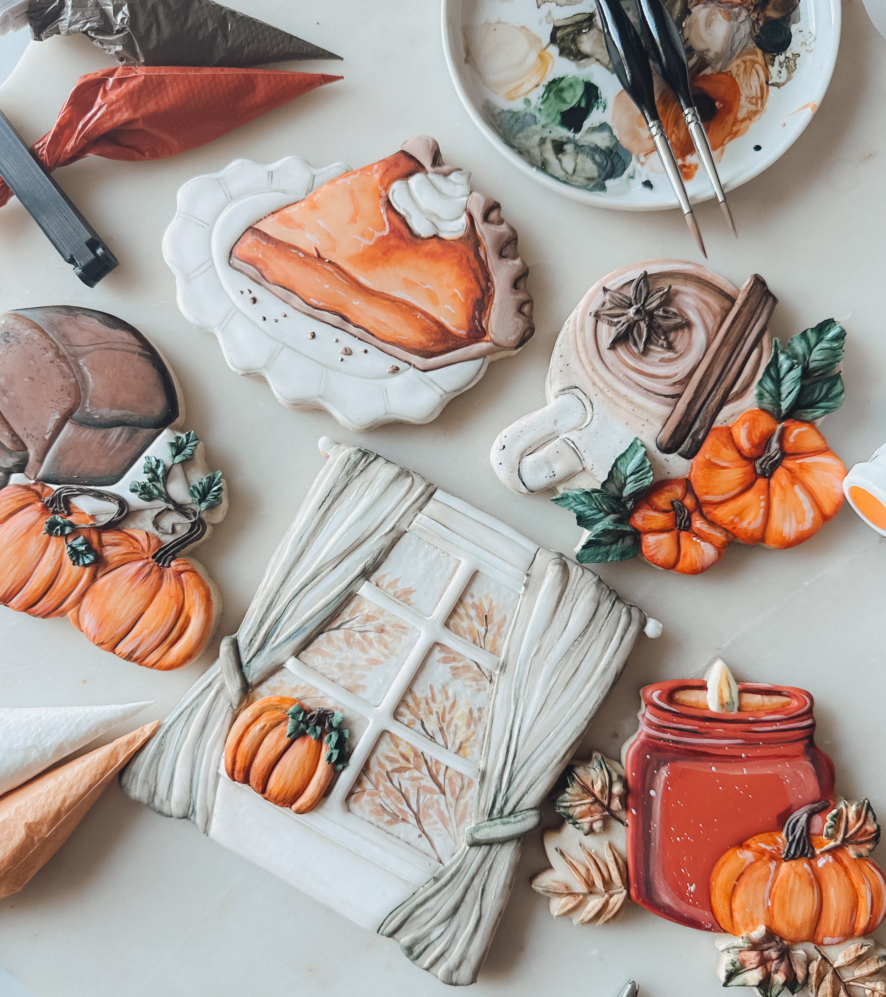 Cozy in Pumpkin Cookie Cutters